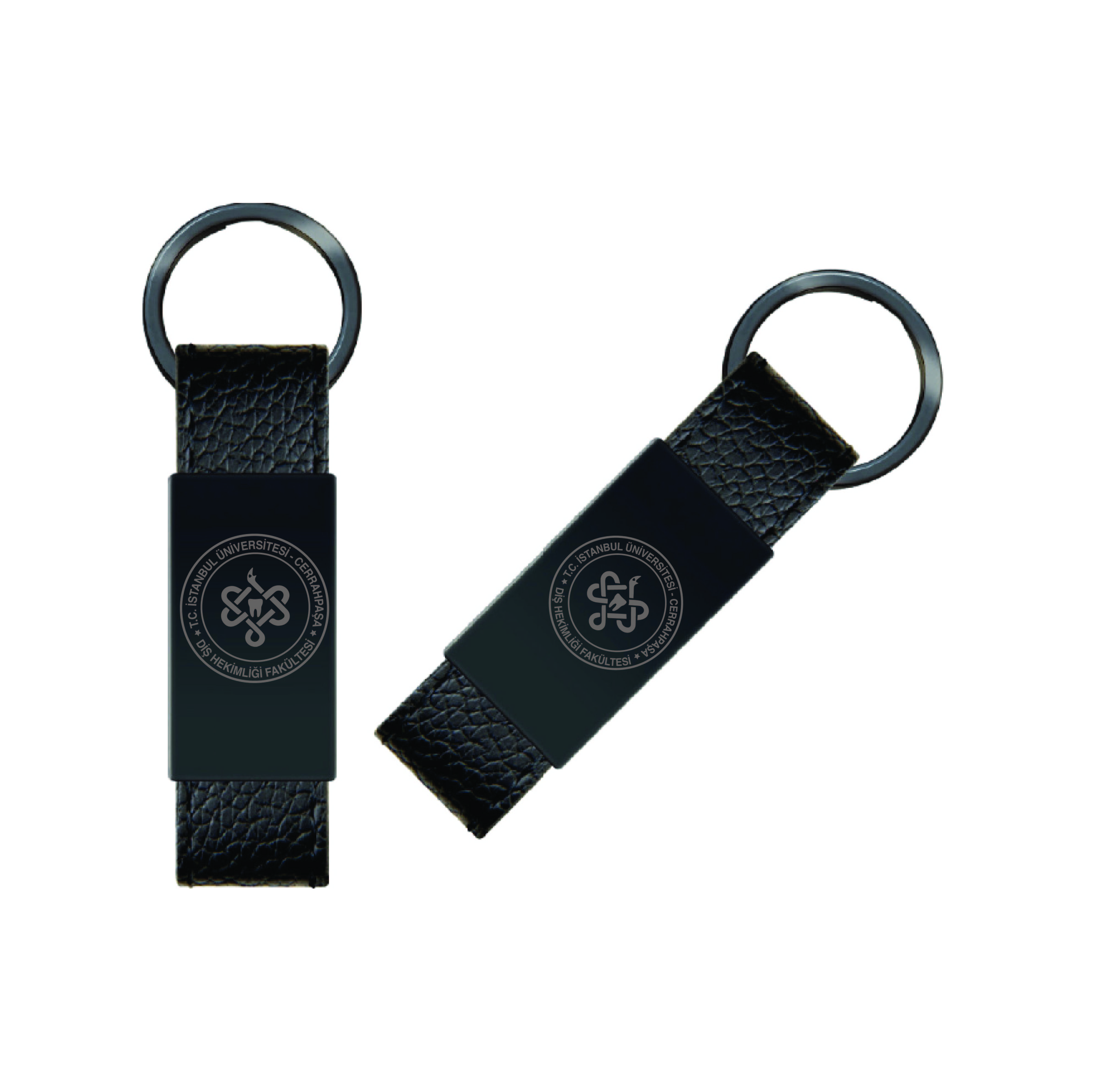 İÜC Dis Hekimligi Fakültesi Deri Anahtarlik Model 1